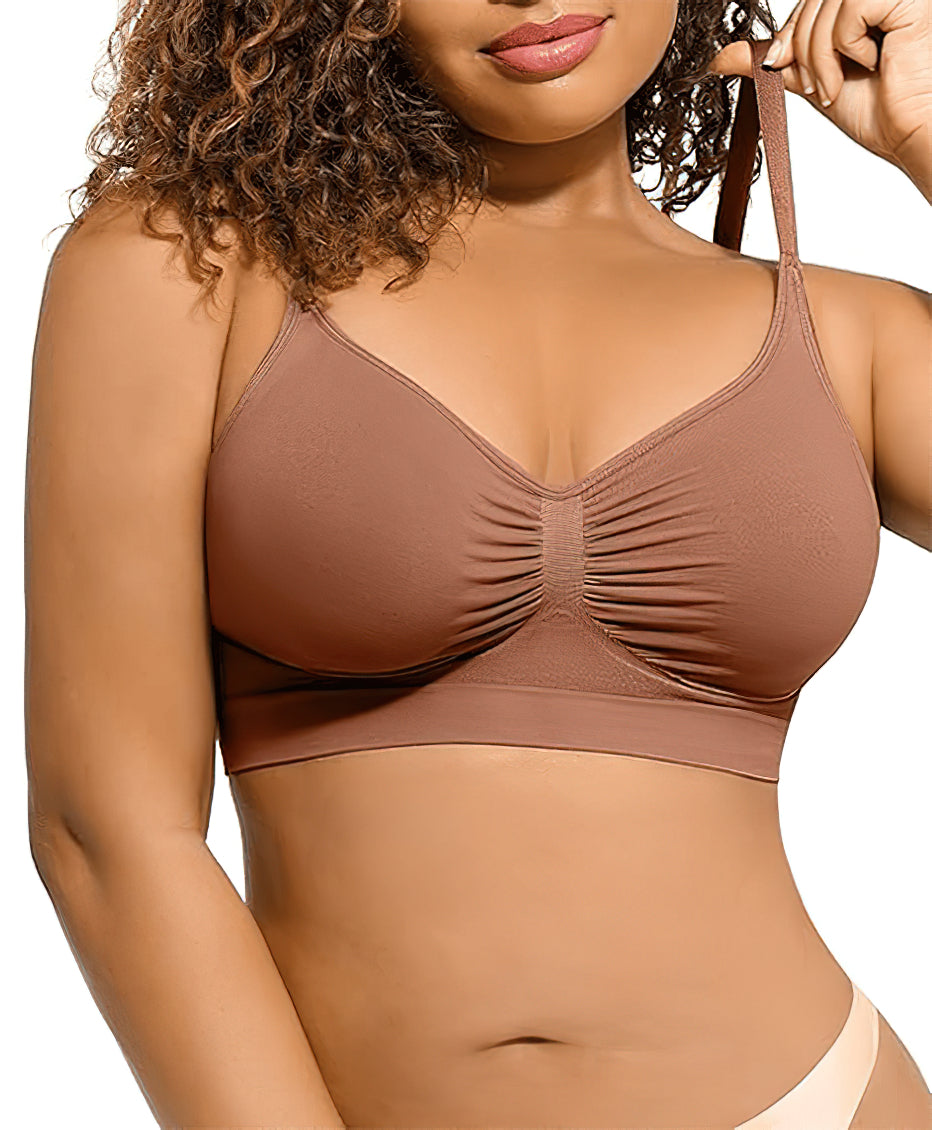 Women's Full Coverage Non-Padded Wireless Sculpt Bra
